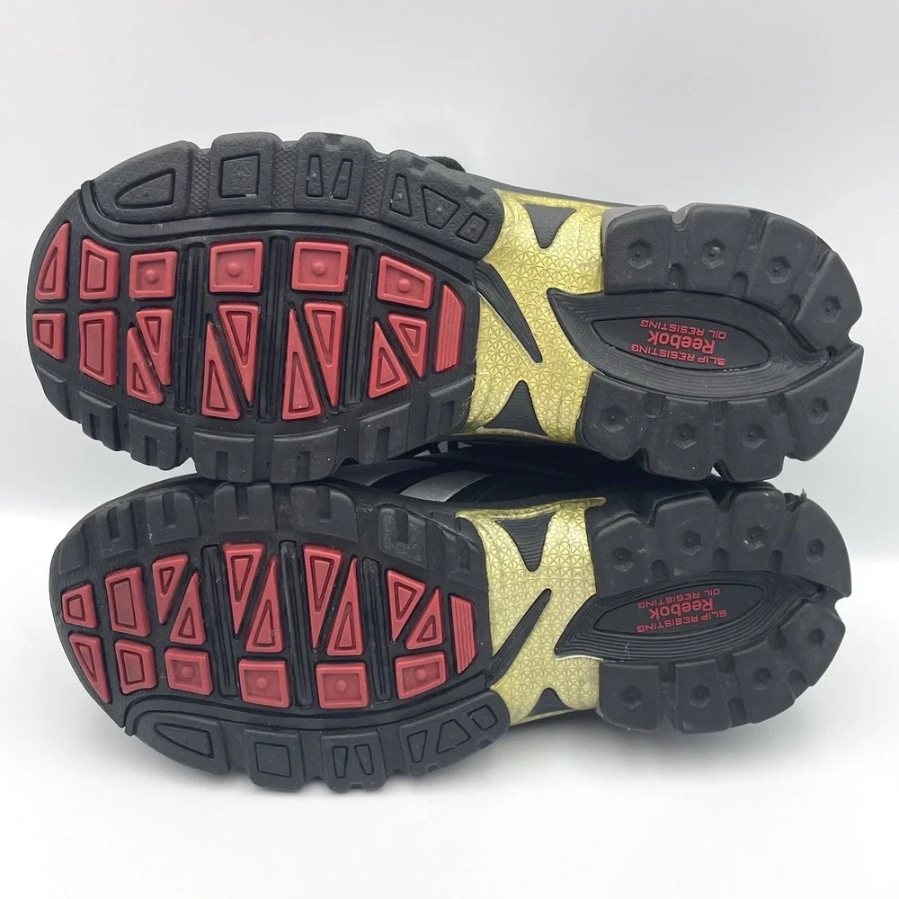 Reebok‎ Work Composite Toe Slip Resistant Shoes Black Mens 4.5 Womens 6.5